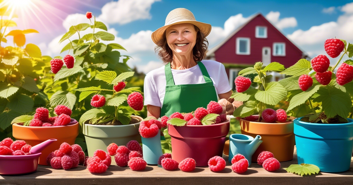 Himbeeren im Topf anbauen