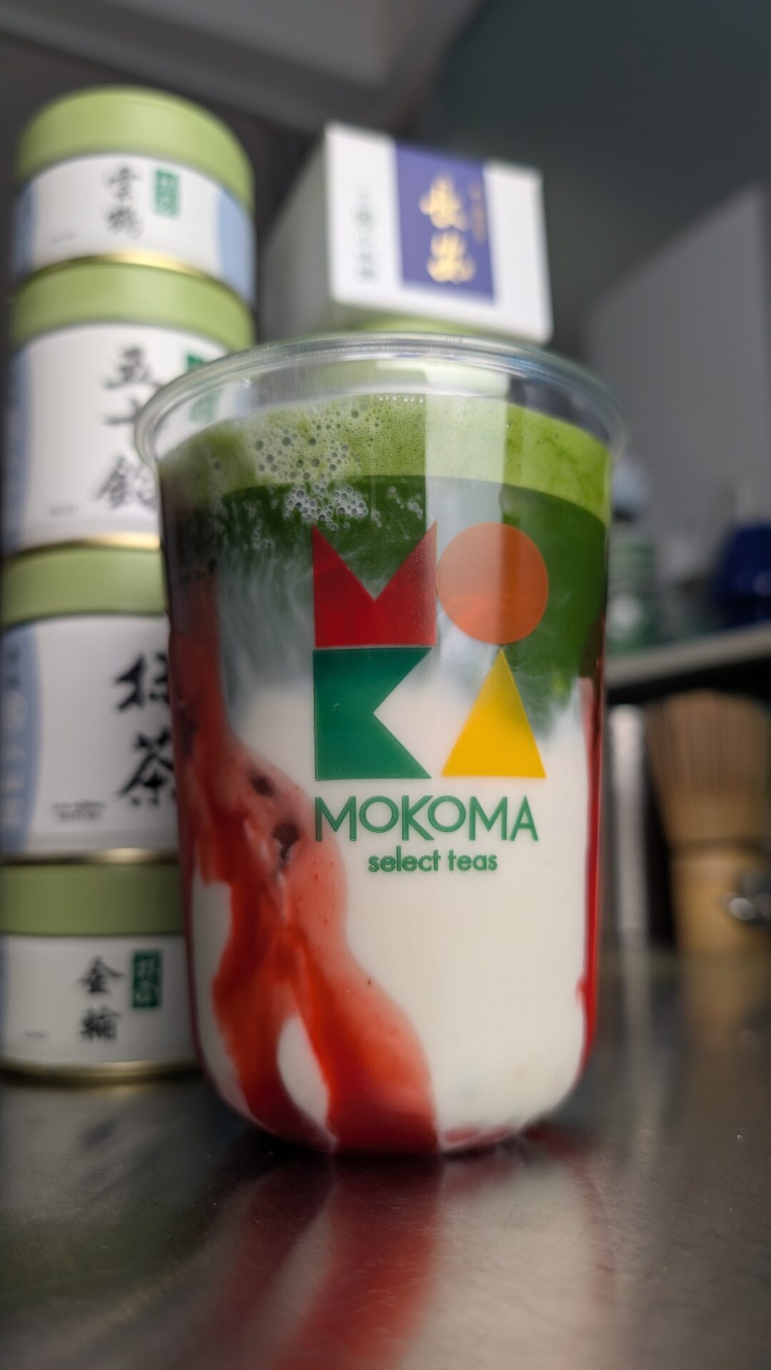MOKOMA Tea Strawberry Latte