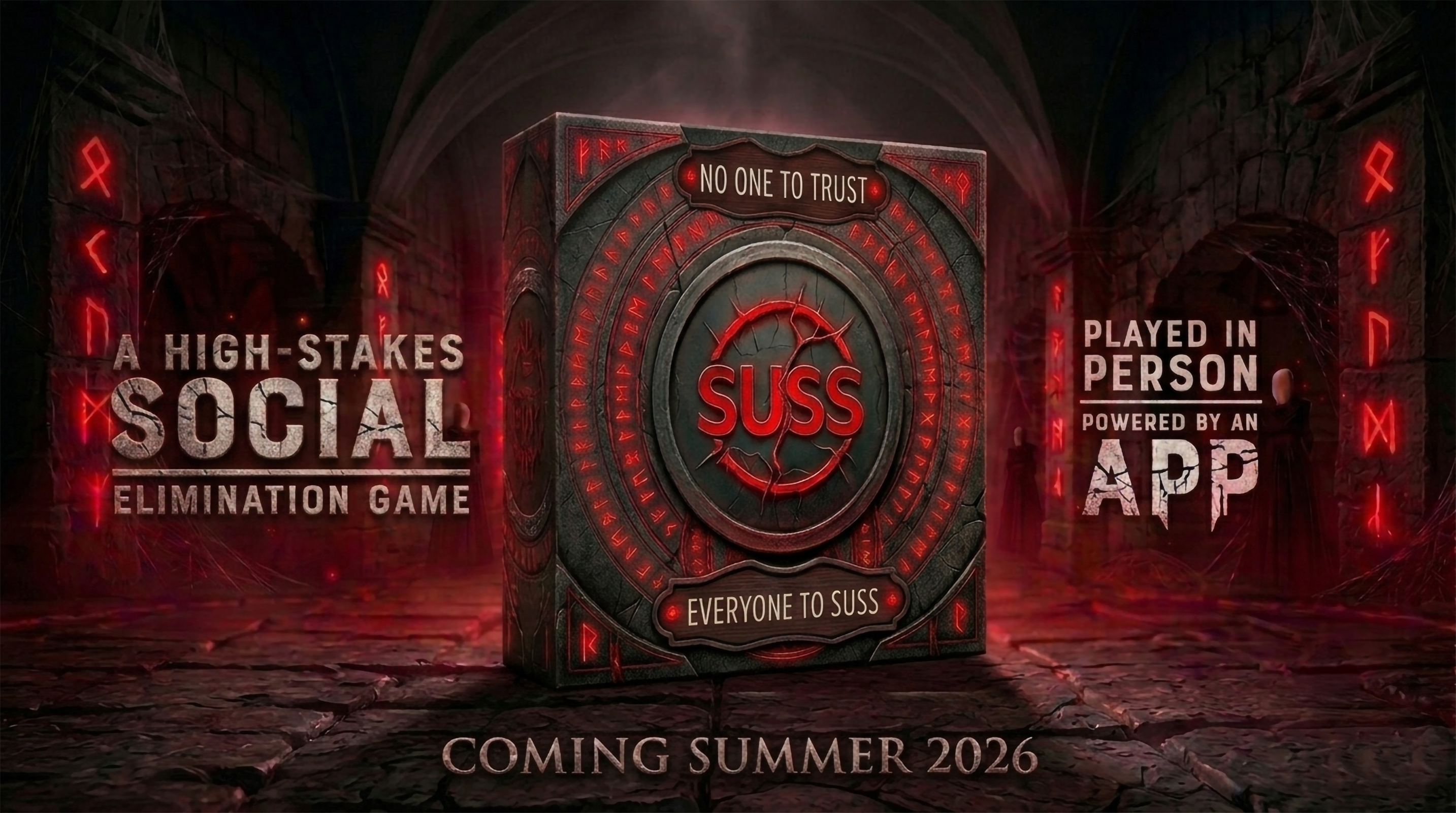 The Suss box on a table, mid-ritual.
