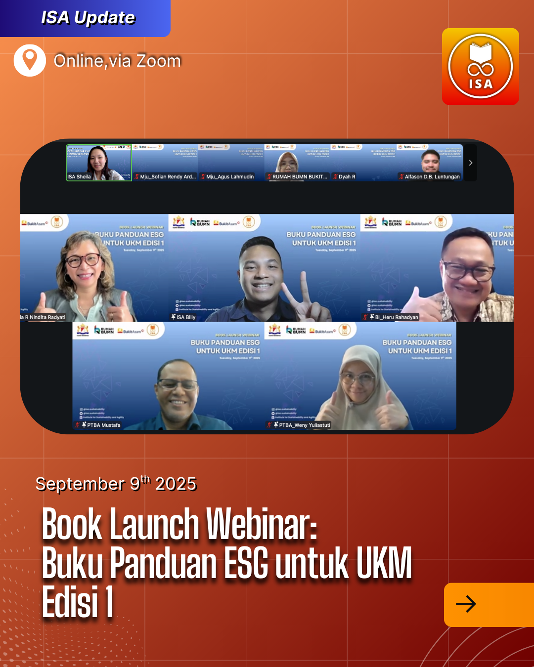 Book Launch Webinar: "Buku Panduan ESG untuk UKM Edisi I"