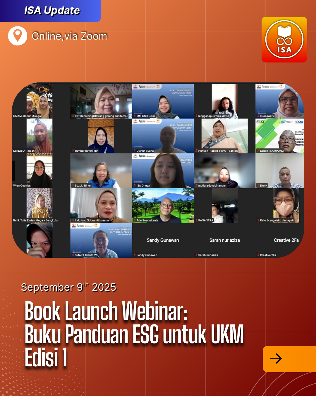Book Launch Webinar: "Buku Panduan ESG untuk UKM Edisi I" (5)