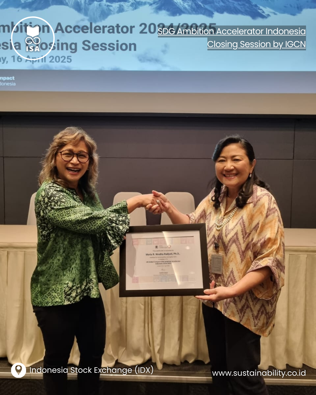 SDG Ambition Accelerator Indonesia Closing Session by IGCN