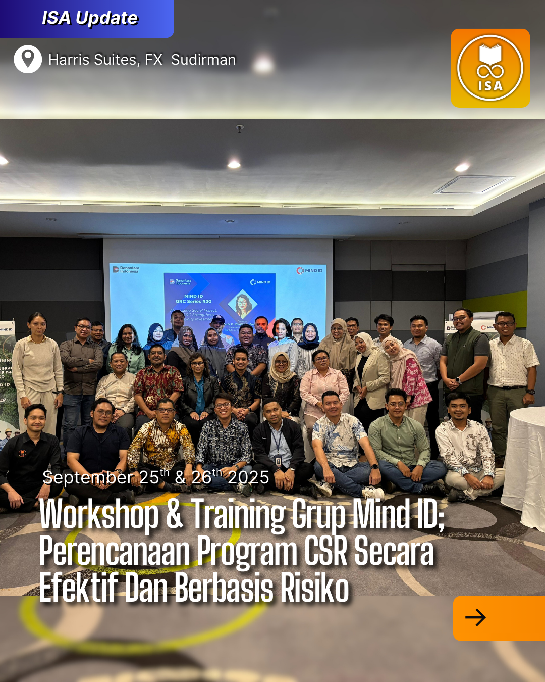 Workshop & Training Grup Mind ID; Perencanaan Program CSR Secara Efektif Dan Berbasis Risiko