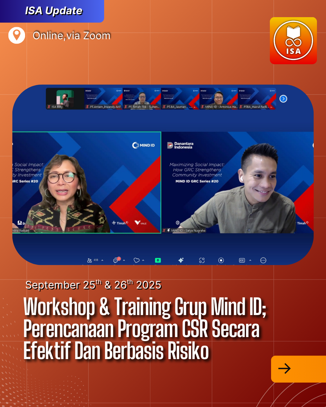 Workshop & Training Grup Mind ID; Perencanaan Program CSR Secara Efektif Dan Berbasis Risiko (5)