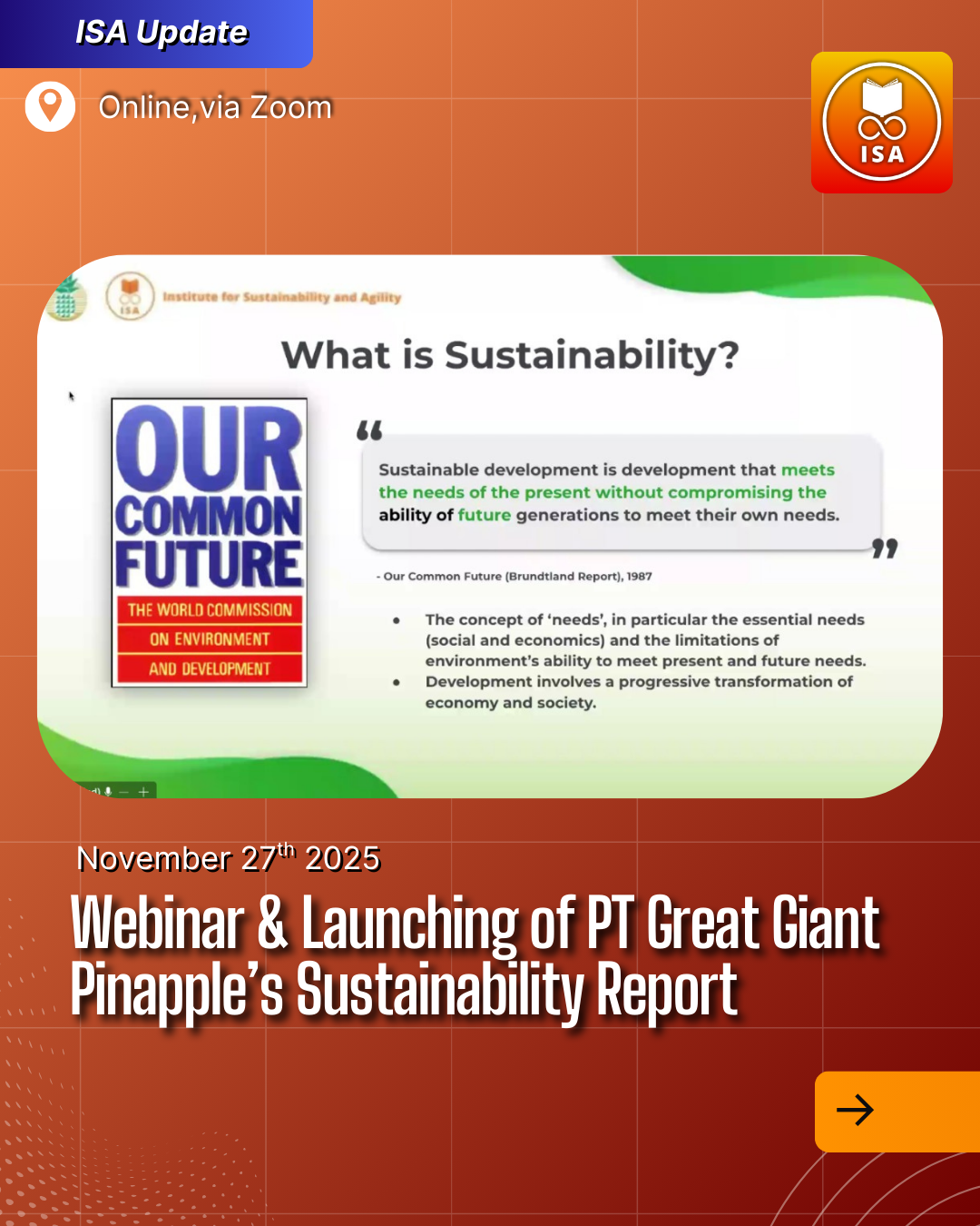 Webinar & Launching of PT Great Giant Pineapple's Sustainability Report (4)
