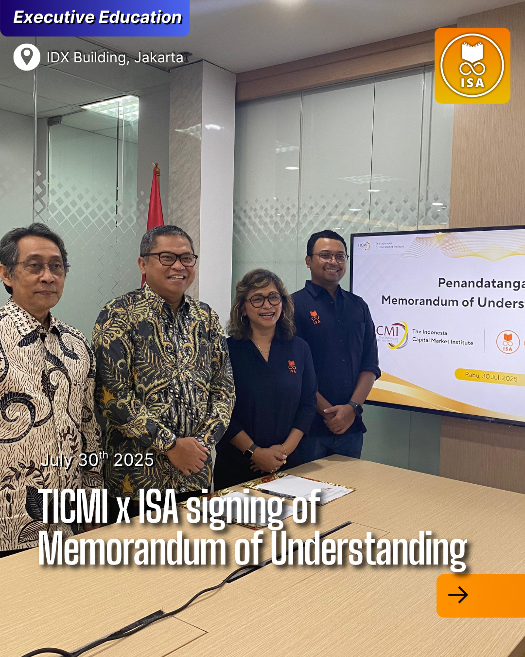 TICMI x ISA Signing of Memorandum of Understanding (2)
