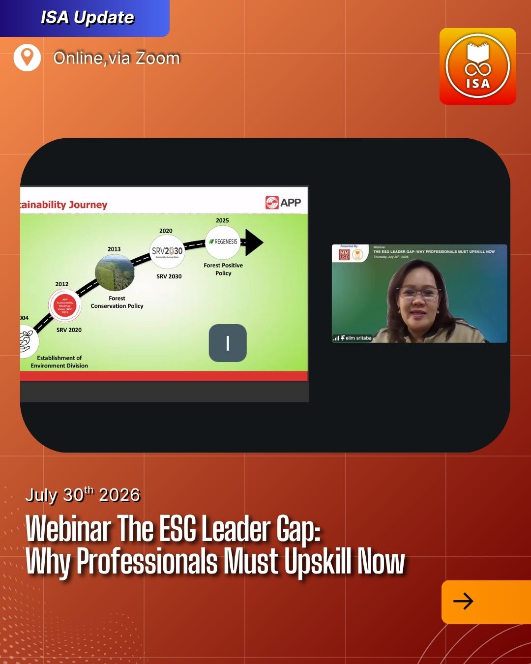 ISA Academy Webinar “The ESG Leader Gap: Why Professionals Must Upskill Now" (4)
