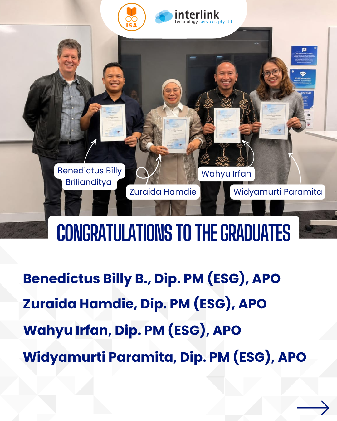 Celebrating the Graduation of Indonesia’s 3rd Diploma of Project Management (ESG) Cohort (6)