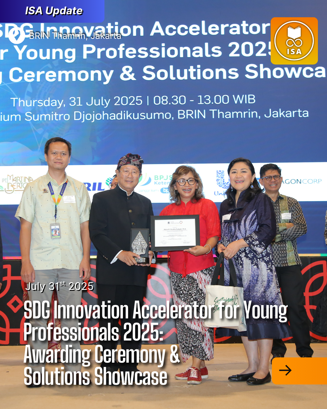 SDG Innovation Accelerator for Young Professionals 2025: Awarding Ceremony & Solutions Showcase