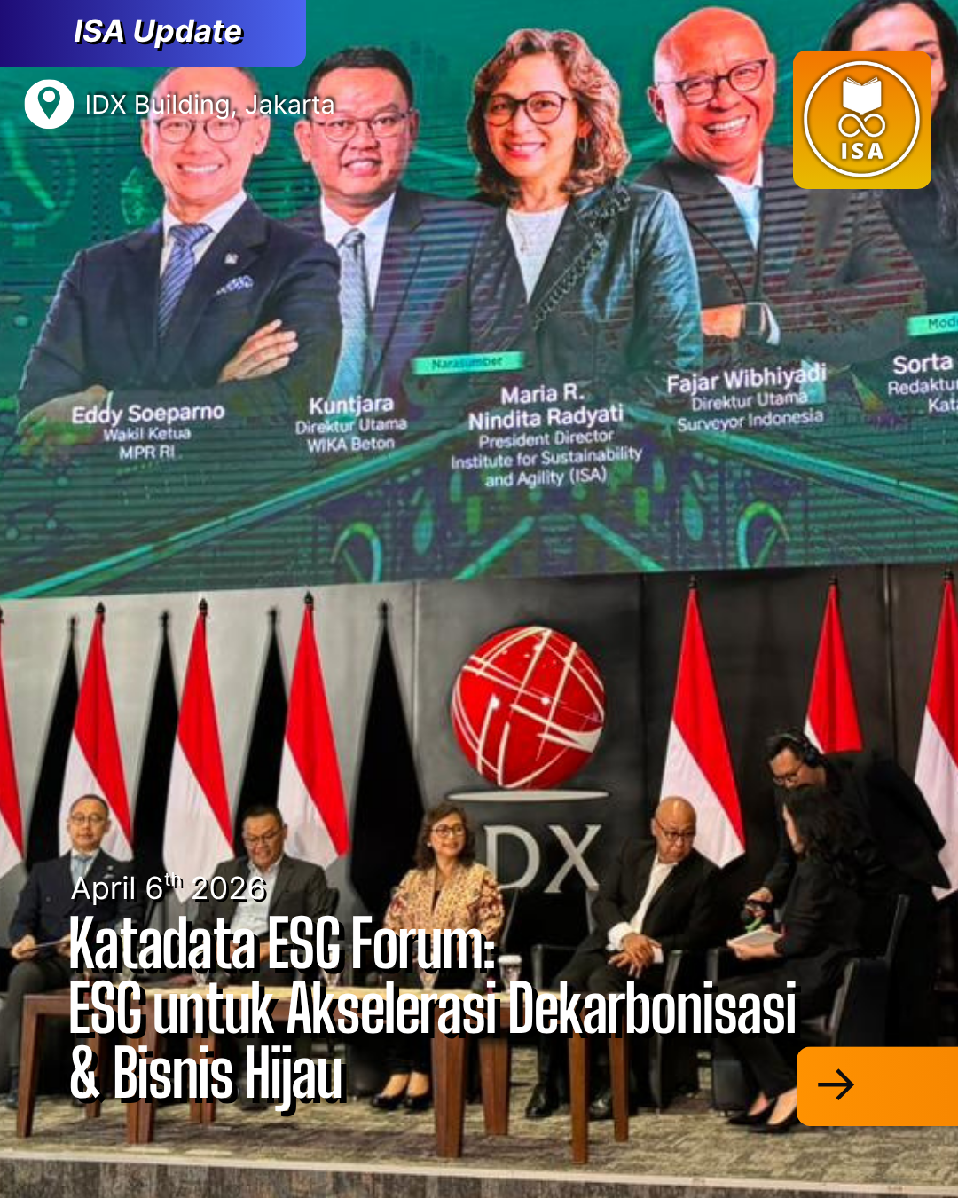 Katadata ESG Forum: ESG untuk Akselerasi Dekarbonisasi & Bisnis Hijau