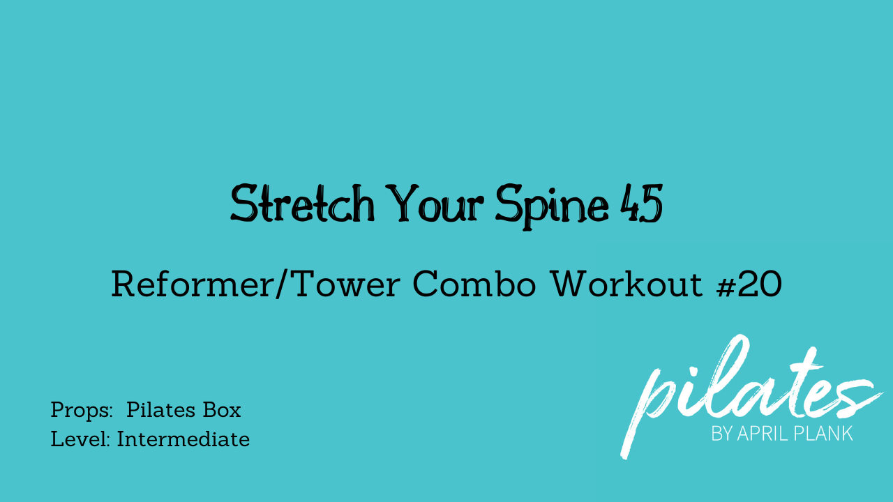 Tower of Power - Pilates Reformer Tower Workout #1 (Prop Needed - Pilates  Box) 