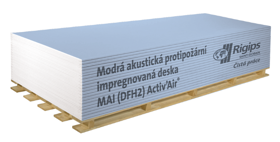 Modrá akustická deska