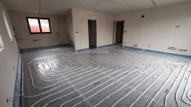 Instalace teplovodního podlahového vytápění