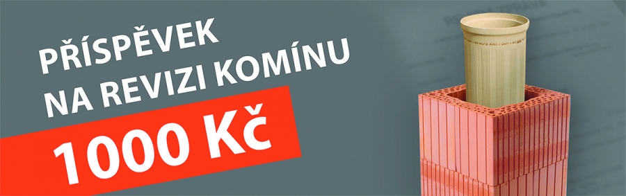 Vyberte si komín HELUZ a získejte příspěvek 1 000 Kč na jeho revizi
