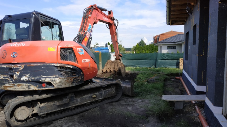 Stavba domu v pandemii - 7. dešťové svody a nádrž