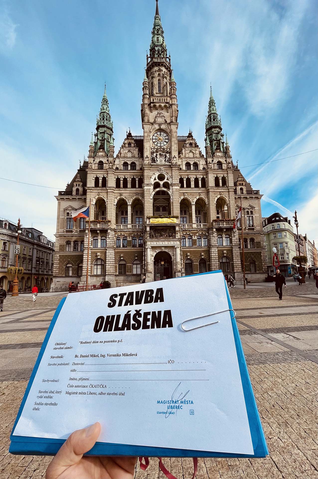 Stavba ohlášena
