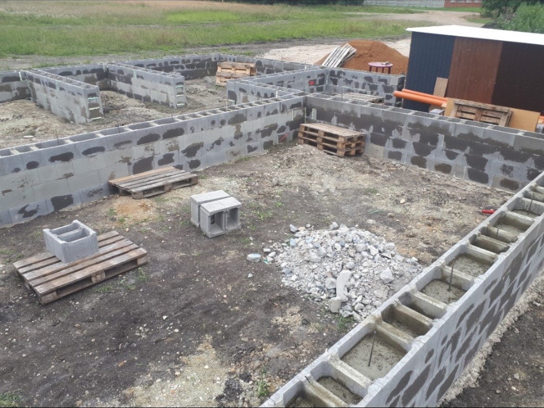 Vylití ztracenek betonem