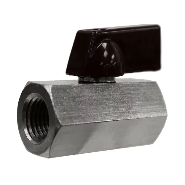 FK-32-0250CFF Chrome-Plated Mini Ball Valve F x F 1/4"