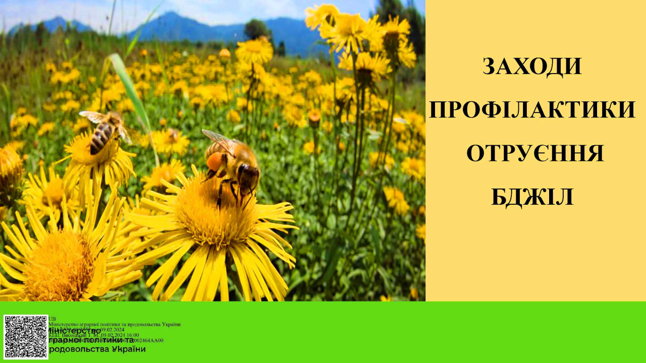 Заходи профілактики отруєння бджіл - Широківська сільська військова  адміністрація