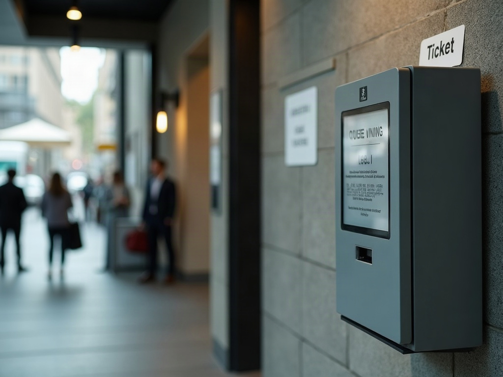Entrance area of the Danish Agency for International Recruitment and Integration, where biometrics and residence card formalities are completed.