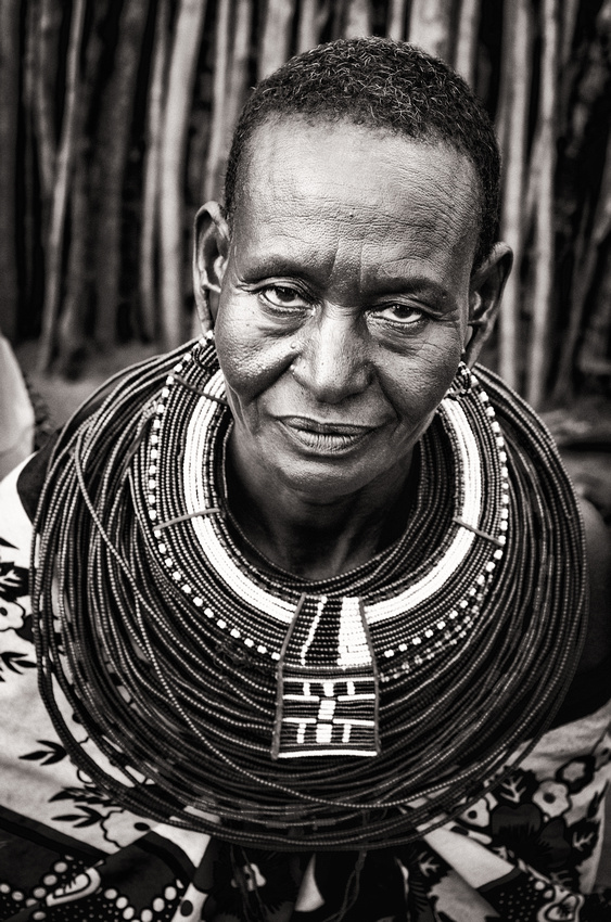 Mokogodo Masai Woman by Michelle Guillermin