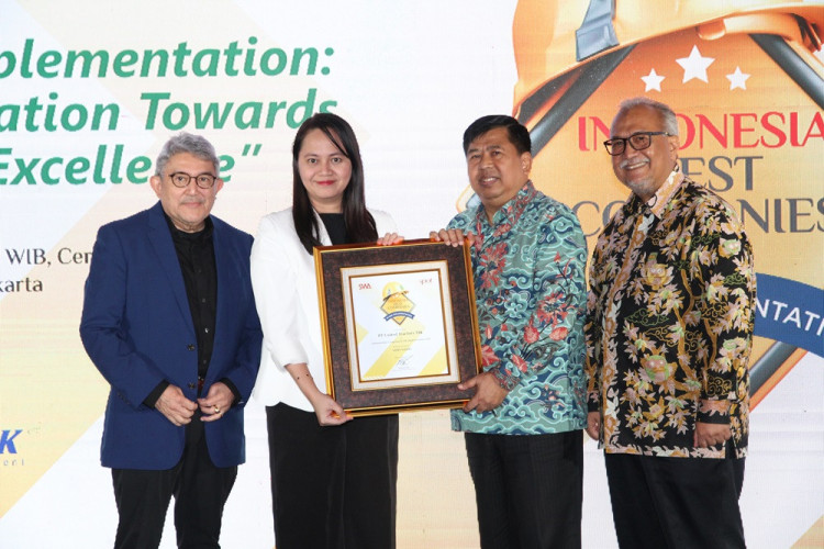 Prioritaskan K3, UNTR Raih Best Companies in HSE Implementation dari SWA