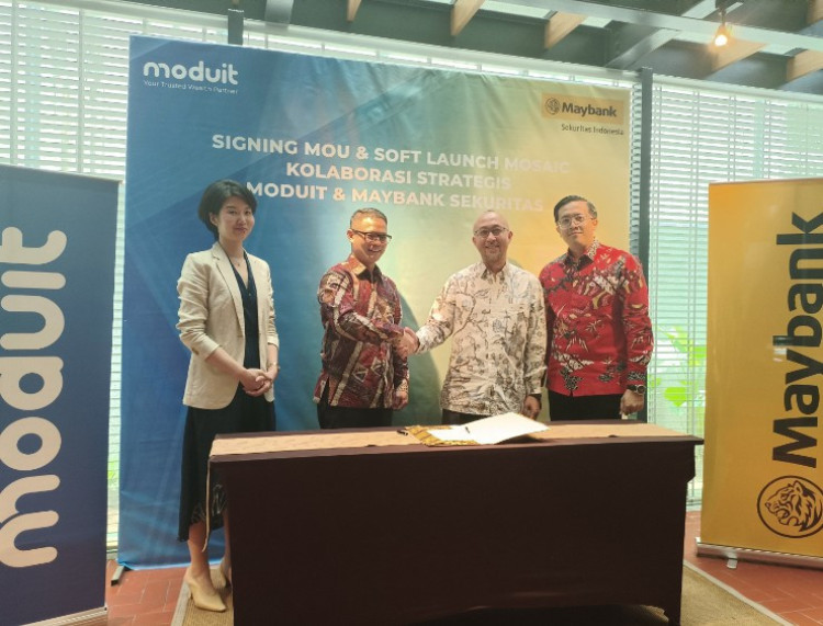 Moduit Gandeng Maybank Sekuritas Hadirkan Fitur Saham Terintegrasi