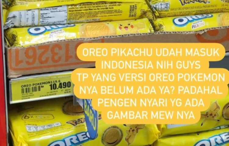 Konsumen Berharap Keping Oreo Langka Bergambar Pokémon Legendaris Hadir di Indonesia