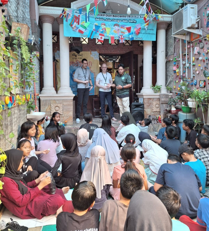 SOS Indonesia dan Huma Rumil Berkolaborasi Menggiatkan Literasi Anak-Anak