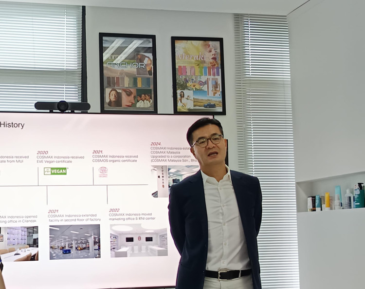 Cheong Min-Kyoung, Direktur Utama PT Cosmax Indonesia. (Foto: Audrey Aulivia Wiranto/SWA)
