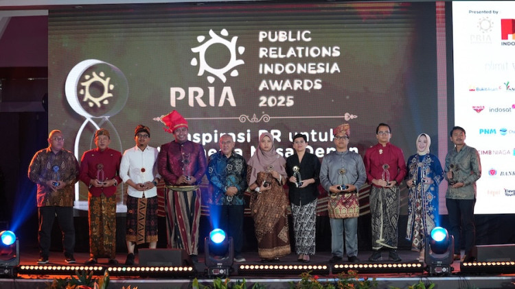 Manajemen Indibiz dalam Public Relations Indonesia Awards (PRIA). (dok. Indibiz)