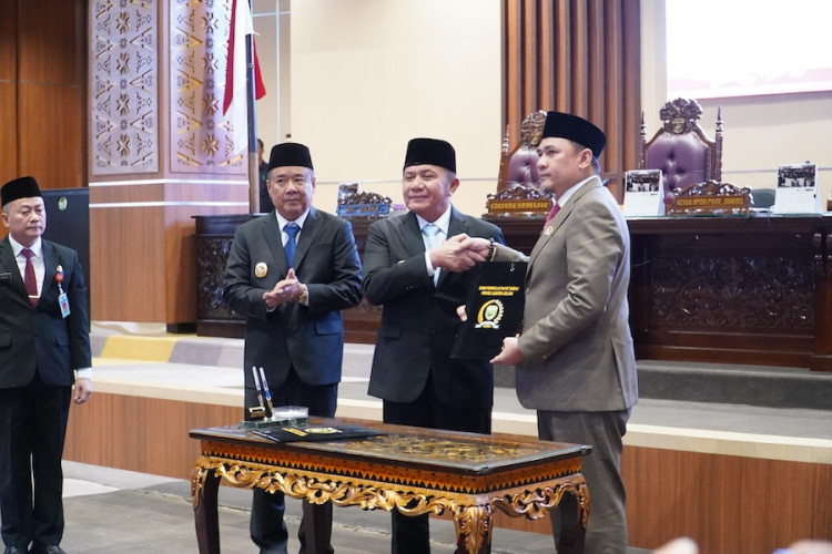 dang Paripurna XI Dewan Perwakilan Rakyat Daerah (DPRD) Provinsi Sumsel. (dok. Pemprov Sumsel)