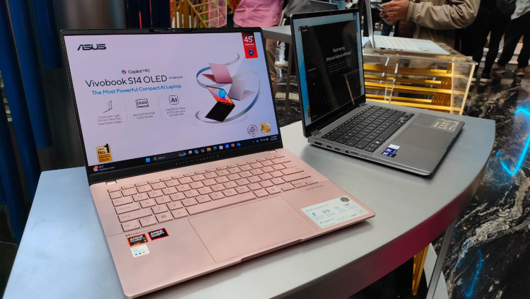 Asus Vivobook S14 resmi diluncurkan di Indonesia. (foto: Jeihan Kahfi/SWA)
