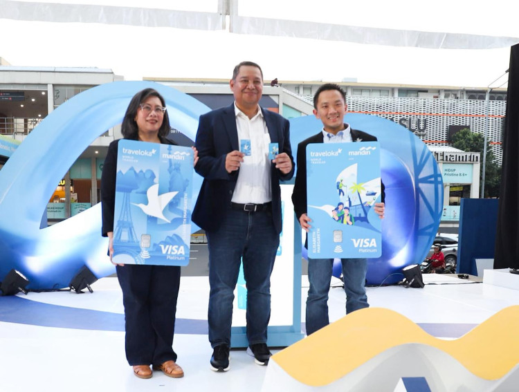 Bank Mandiri Luncurkan  Mandiri Traveloka Card, Tampilannya Disegarkan