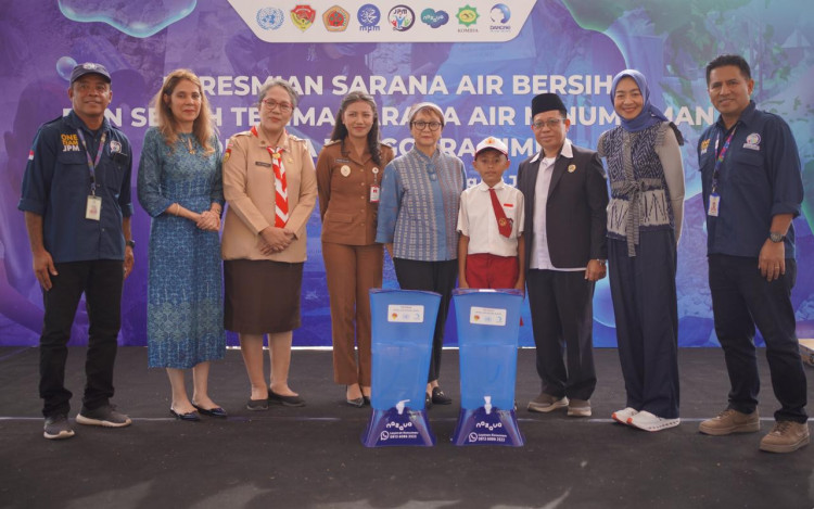 Danone Indonesia Resmikan Sarana Air Bersih dan Air Minum Aman di NTT, Dorong Penurunan Stunting