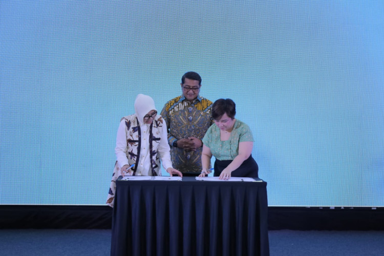 eremoni penandatanganan Kemerekraf dan Canva di Jakarta. (Foto: Ist)