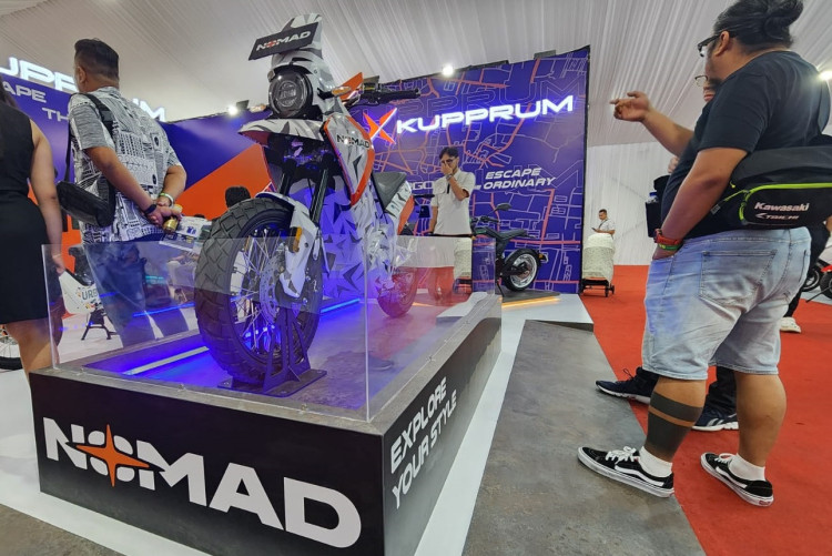Kupprum Nomad Tampil di GIIAS, Motor Listrik Buatan Lokal Bergenre Lightweight Adventure