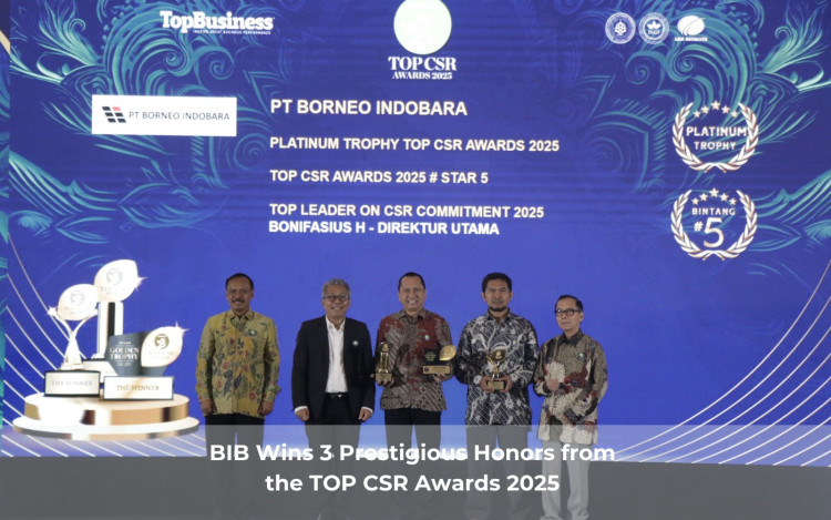 PT Borneo Indobara Raih Penghargaan CSR Bergengsi