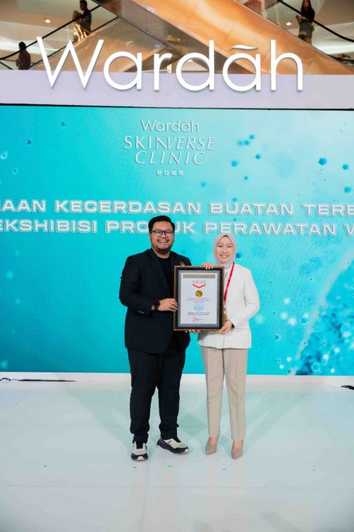 Wardah Skinverse Clinic 2025 Raih Rekor Muri Pemanfaatan Teknologi AI Terbanyak di Indonesia