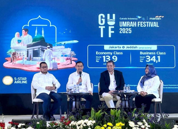 Garuda Indonesia Siap Gelar Umrah Festival di 16 Kota, Targetkan Transaksi Rp740 Miliar