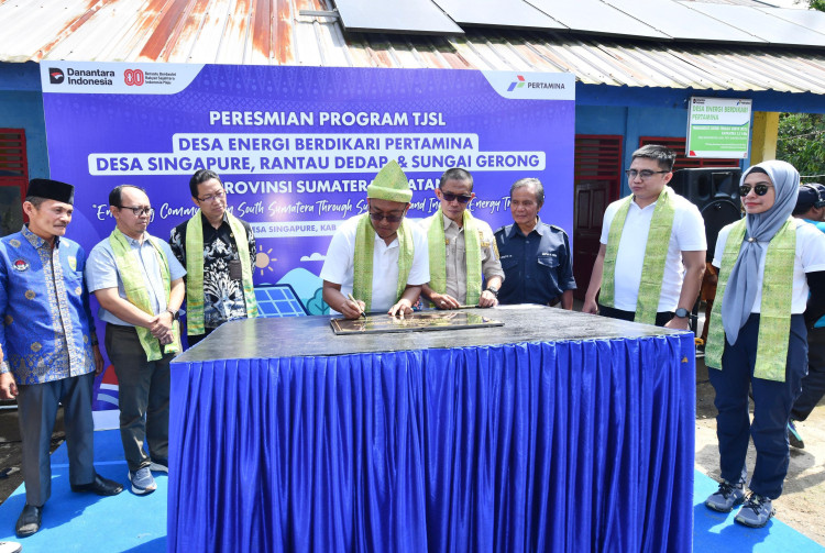 Pertamina Resmikan Desa Energi Berdikari di Sumatera Selatan