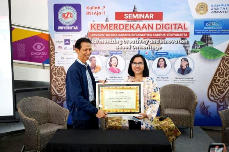 Kolaborasi Strategis UBSI & Dagadu Djokdja Dorong Ekosistem Ekonomi Kreatif