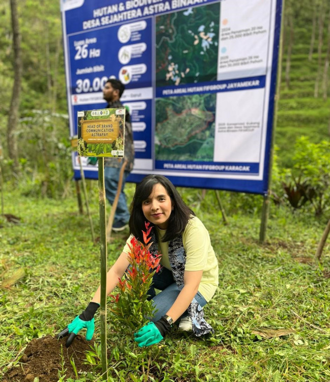 Terapkan  SDG's, AstraPay Meluncurkan Hutan AstraPay di Garut