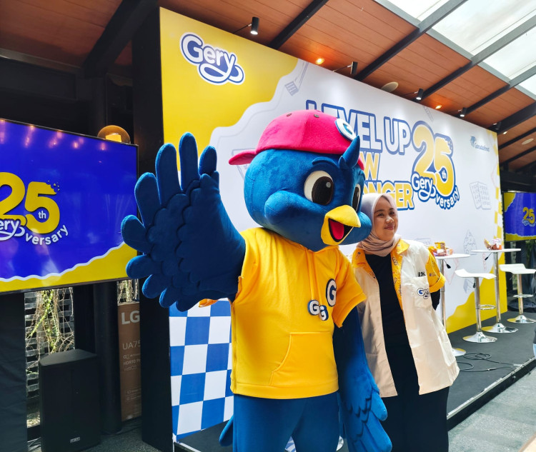 Gery Bird, sang maskot Gery yang kini tampilannya menjadi lebih fresh dan dekat dengan generasi muda.(Foto: Syifa Nur Layla/SWA)