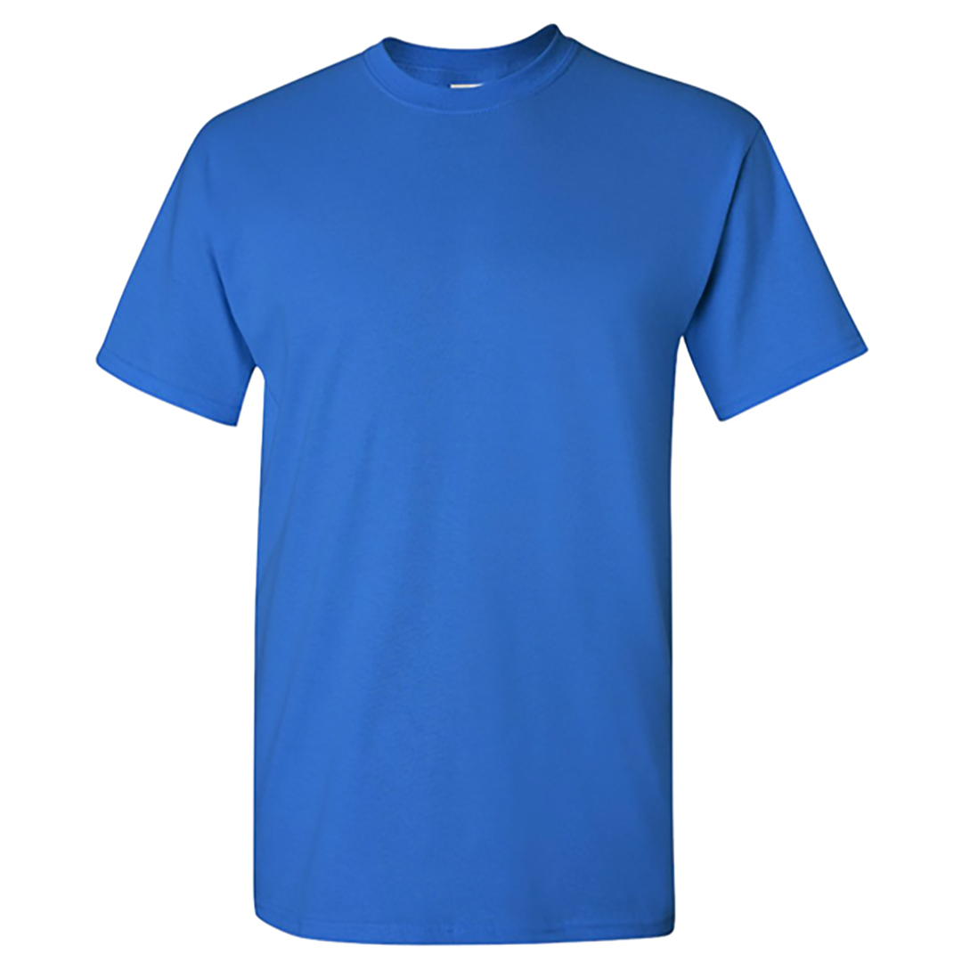 plain royal blue shirt