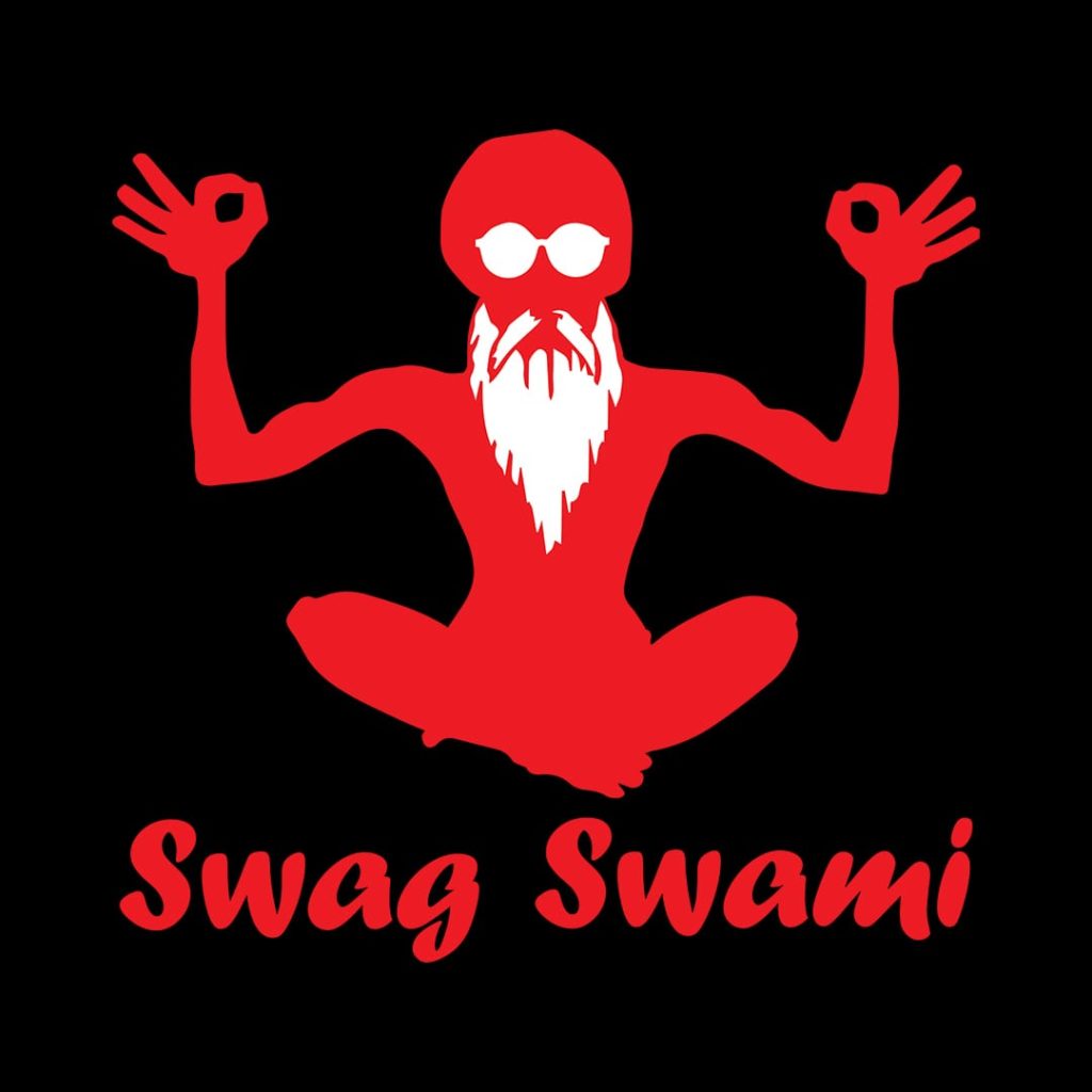 Swag Swami Red Logo Polo T Shirt Swag Swami