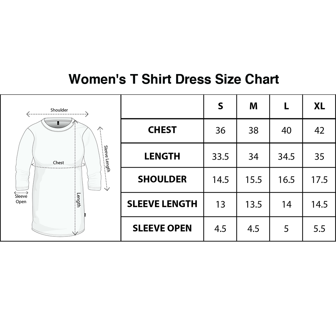 Women's Tops & Tees Size Chart.