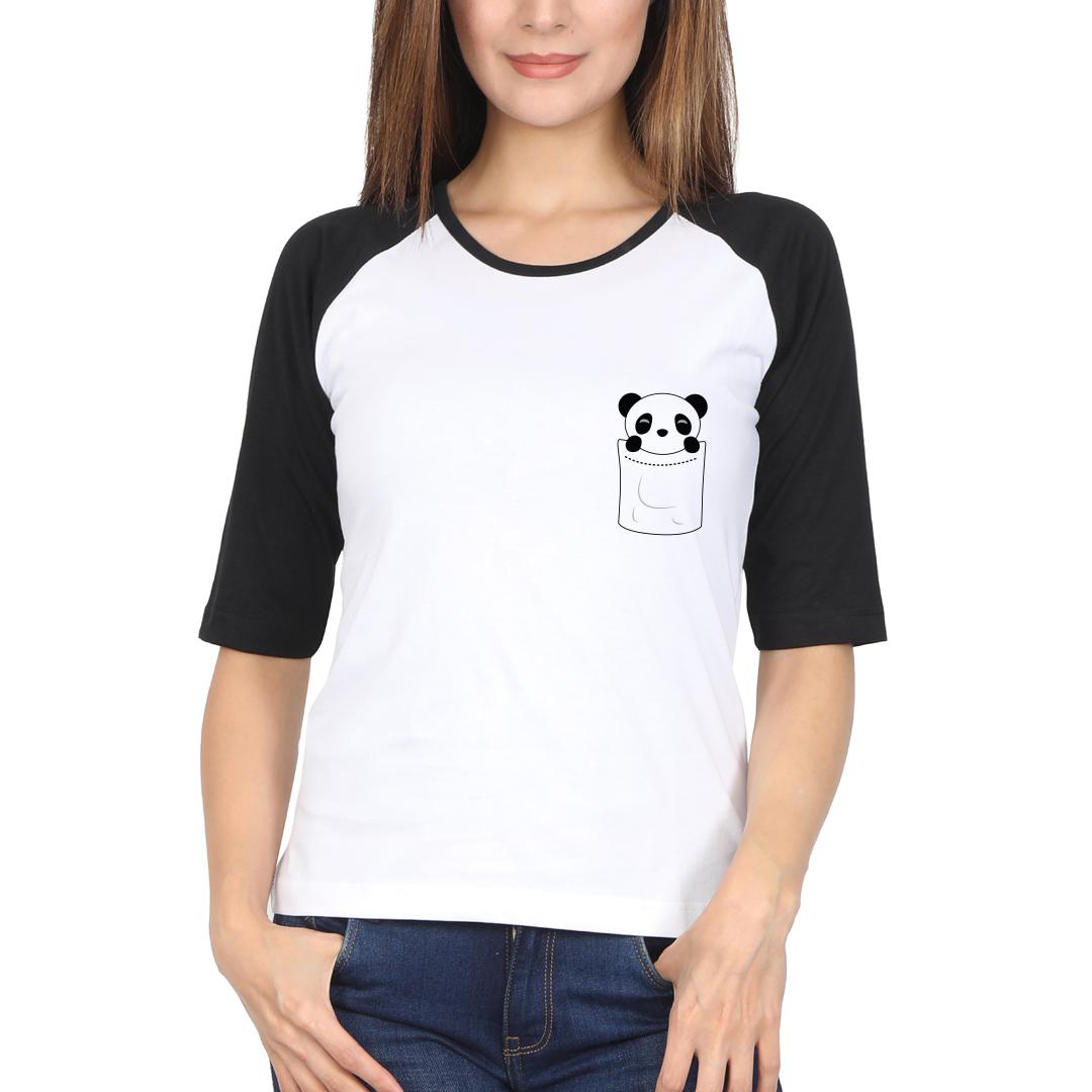 panda t shirt women's india