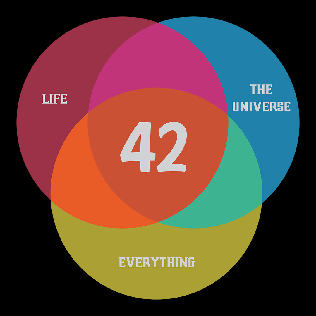 The Answer To Life The Universe And Everything 42 Unisex T Shirt Swag Swami