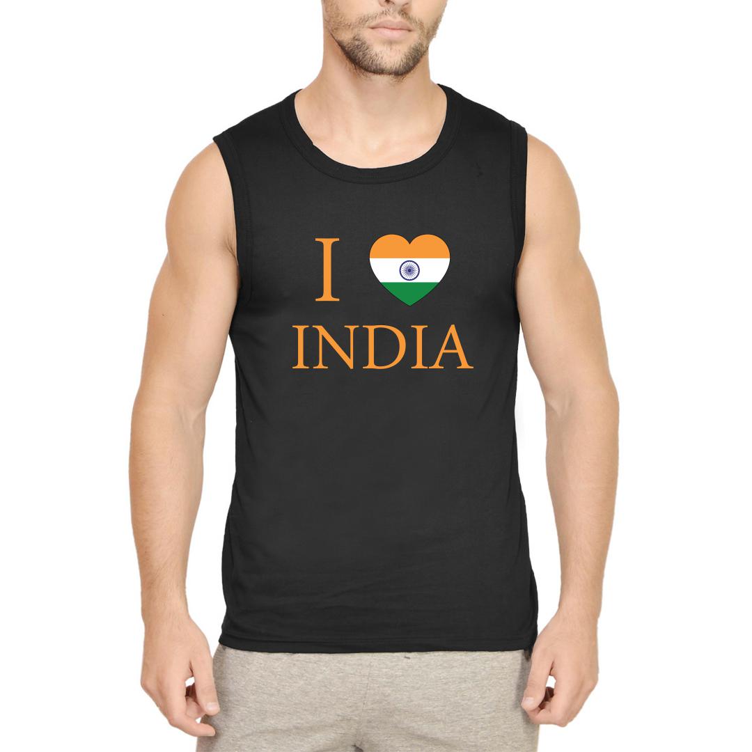 sleeveless t shirt for mens india